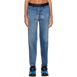 Blue Faded Jeans 231414F069001