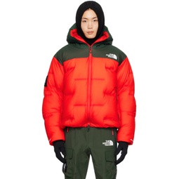 Red & Green The North Face Edition Nuptse Down Jacket 241414M178002