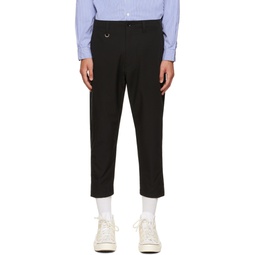 Black Cropped Trousers 222434M191003