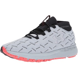 Under Armour Mens Charged Reactor Run, Overcast Grey/Black, 9.5 D