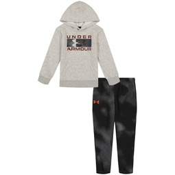 Toddler Boys Lino Wave Lock-Up Hoodie and Joggers Set