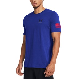 Mens Relaxed Fit Freedom Logo Short Sleeve T-Shirt