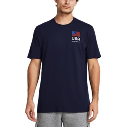 Mens Relaxed Fit Freedom Logo Short Sleeve T-Shirt