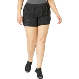 Womens Under Armour Fly By 20 2-in-1 Shorts