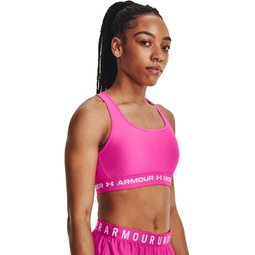 Womens Under Armour Cross-Back Mid Bra