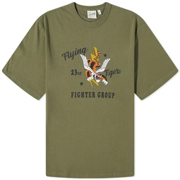 Uniform Bridge Flying Tiger T-Shirt Olive