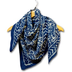 Homestead Scarf for Women Lightweight Kalamkari Floral Spring Summer Shawl Wrap