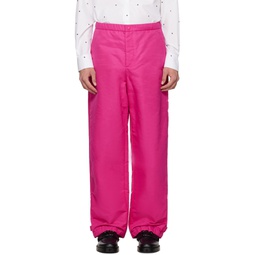 Pink Roman Stud Lounge Pants 231476M191001