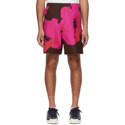 Pink Floral Shorts 241476M193010