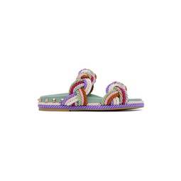 Multicolor Rockstud Sandals 231807F124058
