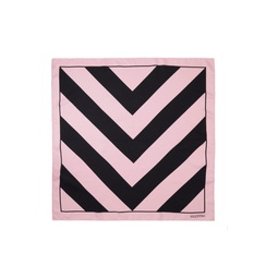 Pink Stripe Scarf 232807F029003