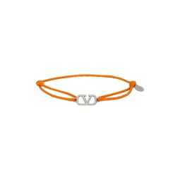 Orange VLogo Signature Bracelet 221807M142003