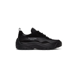 Black   White Gumboy Sneakers 221807M237021