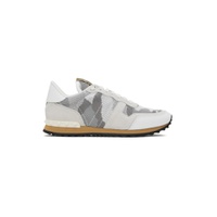 White   Beige Rockrunner Sneakers 231807M237117