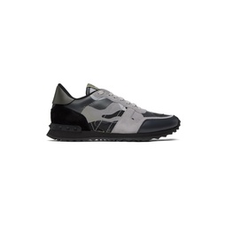 Black   Gray Rockrunner Sneakers 241807M237019