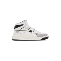 White One Stud Sneakers 231807M236001