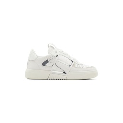 White VLTN Band Low Sneakers 212807F128013