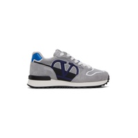 Gray   Blue VLogo Pace Sneakers 241807M237043