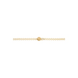 Gold VLogo Chain Belt 231807F001009