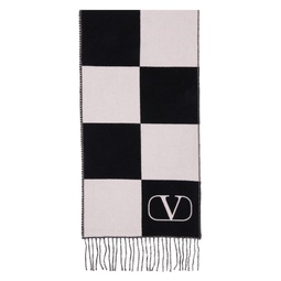 Pink   Black Exchess Scarf 232807F028003