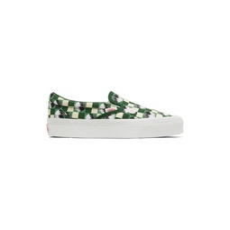 Green   Off White BILLYs TOKYO Edition OG Classic Slip On Sneakers 231739M237043