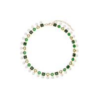 White   Gold The Green Pearl Shape Necklace 241999M145004