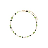 Green   Gold The Single Multi Green Freshwater Pearl Necklace 241999M145010