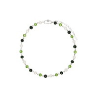 White Gold The Single Multi Green Freshwater Pearl Necklace 241999M145011