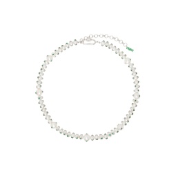 White The Green Polka Dot Freshwater Pearl Necklace 241999M145012
