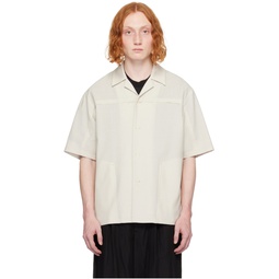 Off White Tropical Shirt 241964M192002