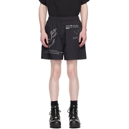 Black Lawn Shorts 241964M193001