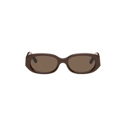Brown Mannequin Sunglasses 241071F005020