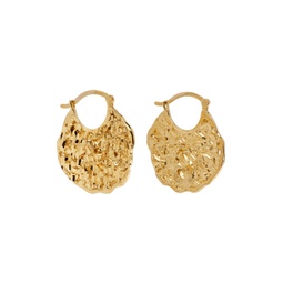 SSENSE Exclusive Gold Small Pendant Earrings 222882F022006