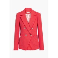 Theron double-breasted cotton-blend tweed blazer