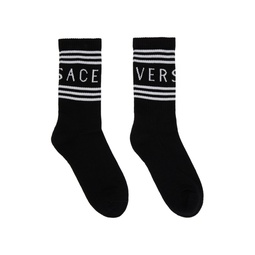 Black Vintage Socks 231404F076008
