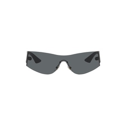 Black Greca Signature Sport Acetate Sunglasses 241404F005046