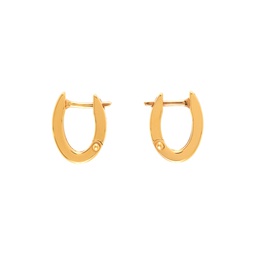 Gold Greca Earrings 232404M144013