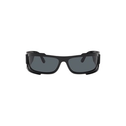 Black Medusa Biggie Shield Sunglasses 241404M134035