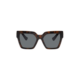 Brown Medusa Deco Butterfly Sunglasses 241404F005060