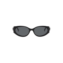 Black La Medusa Oval Sunglasses 241404M134030