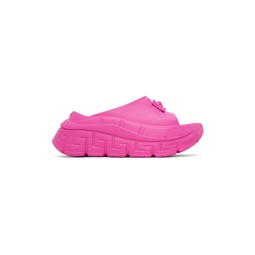 Pink Medusa 95 Platform Sandals 232404F124002