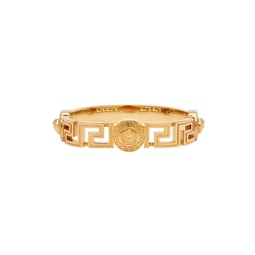 Gold Medusa Cuff Bracelet 222404F020001