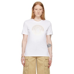 White Medusa T Shirt 241404F110000
