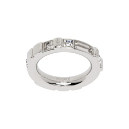 Silver Metal Ring 241404M147033