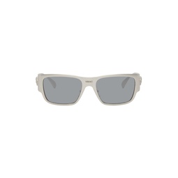 Silver Rectangular Sunglasses 241404M134032