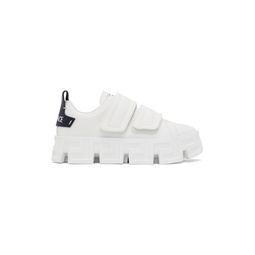 White Greca Portico Strap Sneakers 232404M237005