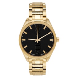 Gold V Vertical Watch 241404M165005
