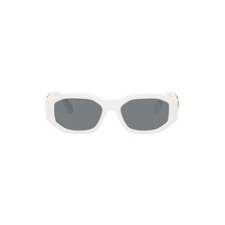 White Medusa Biggie Sunglasses 232404F005033