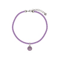 Purple Medusa Biggie Necklace 232404F023005