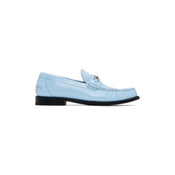 Blue Medusa 95 Patent Loafers 241404M231026